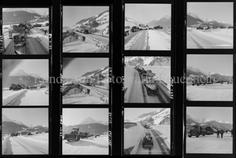 Schnee, Schwertransport