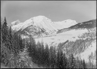 Landschaftsaufnahme von Bos-cha aus - Panorama 1, Winter