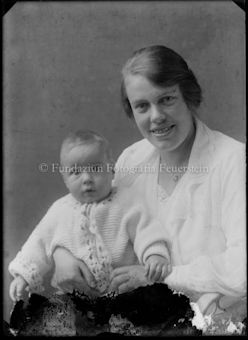 Frau mit Baby