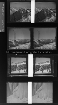 Aufnahmen einer Skitour und Winteraufnahmen