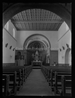 Innenaufnahme Katholische Kirche, Samedan