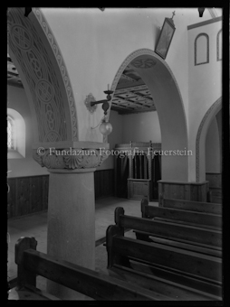 Innenaufnahme Katholische Kirche, Samedan