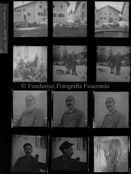 Aufnahme in einem Dorf und div. Porträts