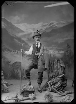 Porträt eines Wanderers