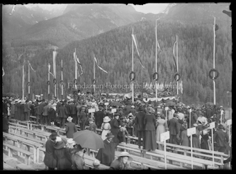 Einweihung Rhätische-Bahn, Scuol, Festumzug