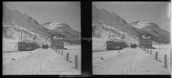 Aufnahmen mit Zug für die Rhätische Bahn