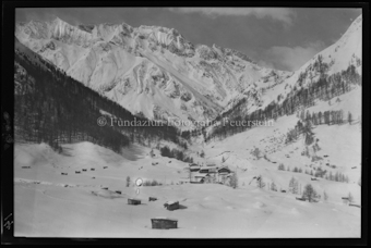 Samnaun-Tal; der Weiler Plan; Winter