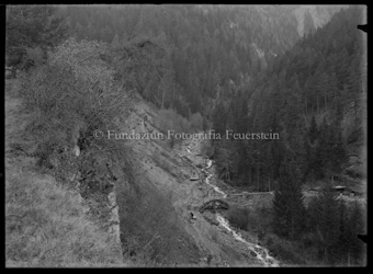 Blick auf Brückenbaustelle