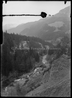 Blick auf Brückenbau