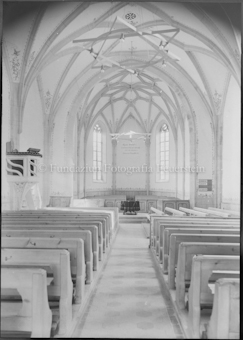 Innenaufnahme Kirche Scuol 