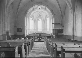 Innenaufnahme Kirche Sent