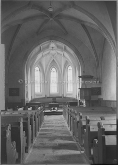 Innenaufnahme Kirche Sent