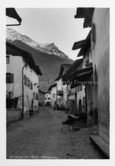 Dorfstrasse in Sta. Maria, Münstertal