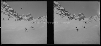Skifahrer im Val Tuoi