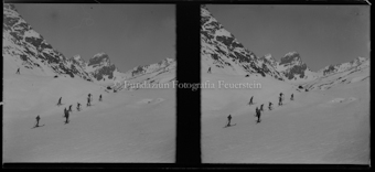Skifahrer im Val Tuoi