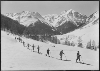 Skifahrer im Val Tuoi