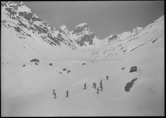 Skifahrer im Val Tuoi