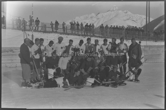 Porträt einer Eishockeymannschaft