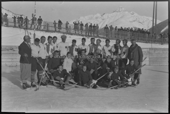 Porträt einer Eishockeymannschaft