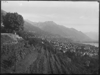 Blick von Orselina Richtung Tenero, Monti di Motti
