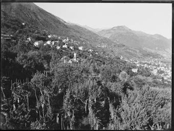 Blick über Orselina und Minusio