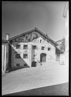 Fassasenbemahlung mit Jagdzene an Wohnhaus