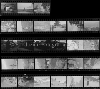 Aussenaufnahmen Personen und Natur, Zugaufnahmen, Innenaufnahme Stollen 