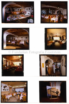 Innenaufnahme Buffet und Esssaal, Reception