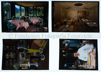 Innenaufnahmen, Esssaal, Porträt Koch, 