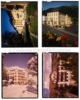 Aussenaufnahme Gebäude Sommer und Winter