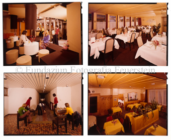 Innenaufnahme Esssaal, Bowlingbahn mit 5 Personen,
