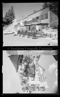 Aussenaufnahme Gebäude mit Terrasse