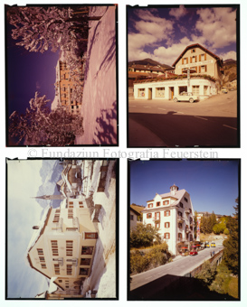 Aussenaufnahme Gebäude, Sommer und Winter
