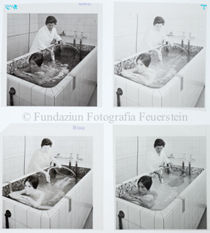 Innenaufnahme, Frau in Badewanne