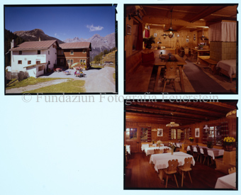 Aussenaufnahme Gebäude, Innenaufnahme Esszimmer