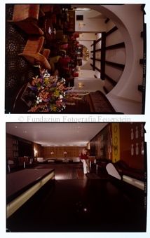 Innenaufnahme Lounge und Bowlingbahn