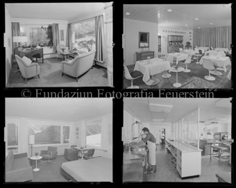 Innenaufnahmen, Esssaal, Küche, Lounge