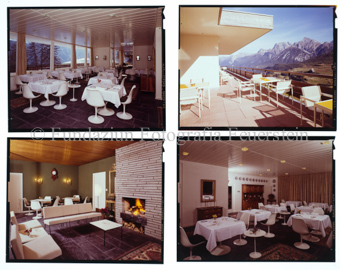 Innenaufnahme, Esssaal, Terrasse