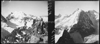 Blick auf Biancograt; Piz Roseg