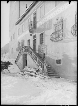 Zernez, Schloss Planta, Eingang