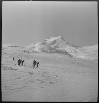 Wergenstein Motiv im Skigebiet