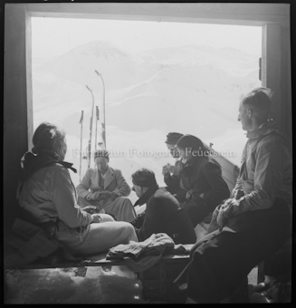Wergenstein Motiv im Skigebiet