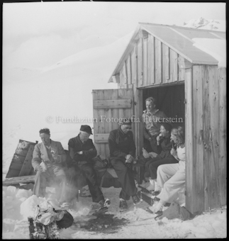 Wergenstein Motiv im Skigebiet