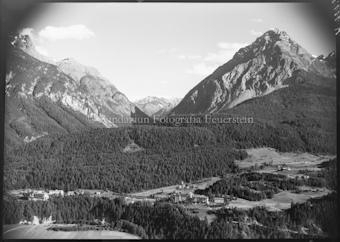 Sicht auf Vulpera und Berge