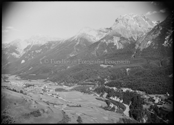 Sicht auf Vulpera und Berge
