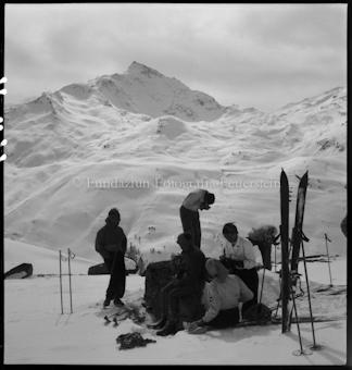 Winteraufnahmen Skigebiet