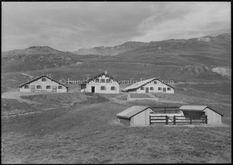 Drei Häuser und Stallung auf Alp