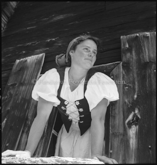 Sennerin bei Juf
