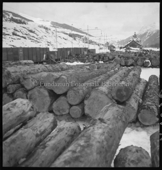 Holzer im Winter 1948