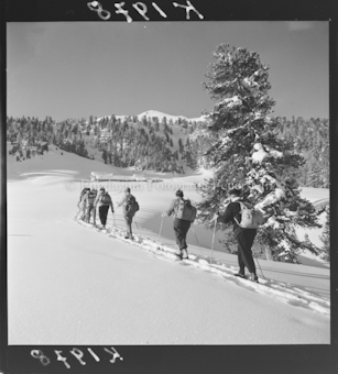 Winter Aufstieg nach Alp Buffalora